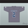 Kyle Philips 2 San Marcos High School Knights Gray Football Jersey 2