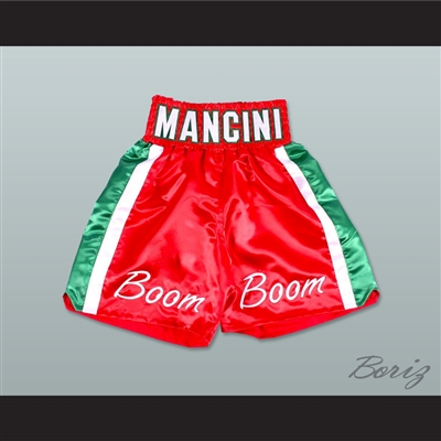 Ray 'Boom Boom' Mancini Red Boxing Shorts