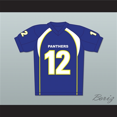 J.D. McCoy 12 Dillon Panthers Football Jersey Friday Night Lights