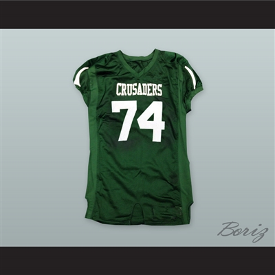 The Blind Side Michael Oher 74 Crusaders High School Football Jersey