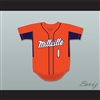 Mike Trout 1 Millville Senior High School Thunderbolts Orange Baseball Jersey 4