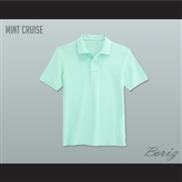 Men's Solid Color Mint Cruise Polo Shirt