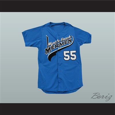 Kenny Powers Eastbound and Down Myrtle Beach Mermen Baseball Jersey New