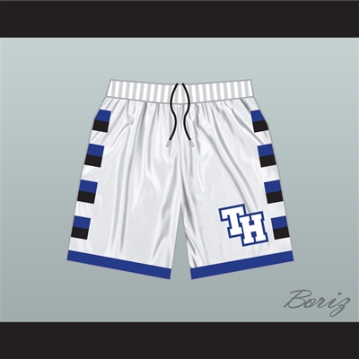 One Tree Hill Ravens White Basketball Shorts