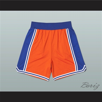 Orange Blue and White Basketball Shorts