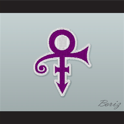 Set of 5 Prince Symbol Embroidered Patches