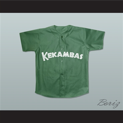 Player 6 Kekambas Baseball Jersey Hardball Dark Green