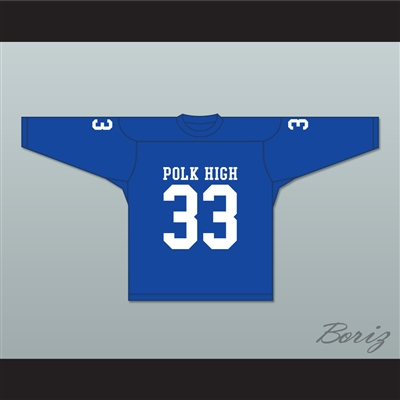 Al Bundy 33 Polk High School Blue Hockey Jersey Married With Children