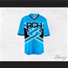 Rancho Carne High School Toros Male Cheerleader Light Blue Uniform