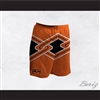 Rancho Carne High School Toros Male Cheerleader Orange Uniform Shorts