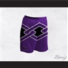 Rancho Carne High School Toros Male Cheerleader Purple Uniform Shorts