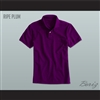 Men's Solid Color Ripe Plum Polo Shirt