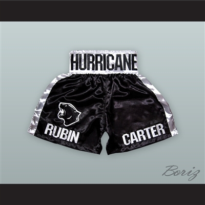 Rubin 'The Hurricane' Carter Black Boxing Shorts