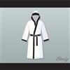 Rubin 'Hurricane' Carter White Satin Full Boxing Robe with Hood