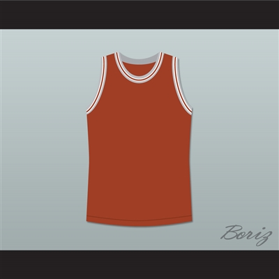 Philip Seymour Hoffman Sandy Lyle Along Came Polly Dark Orange Basketball Jersey