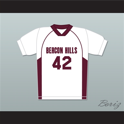 Scott Howard 42 Beacon Hills Cyclones Lacrosse Jersey Teen Wolf