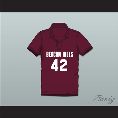 Scott Howard 42 Beacon Hills Cyclones Polo Shirt Teen Wolf