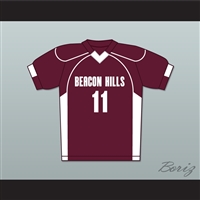 Scott McCall 11 Beacon Hills Cyclones Lacrosse Jersey Teen Wolf