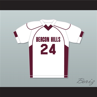 Stiles Stilinski 24 Beacon Hills Cyclones Lacrosse Jersey Teen Wolf