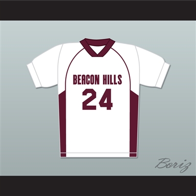 Stiles Stilinski 24 Beacon Hills Cyclones Lacrosse Jersey Teen Wolf