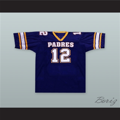 Tom Brady 12 Junipero Serra Padres High School Football Jersey