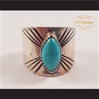 P Middleton Turquoise Sterling Silver .925 Ring