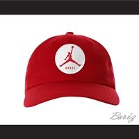 Steve Urkel Jumpman Spoof Logo Red Baseball Hat Family Matters