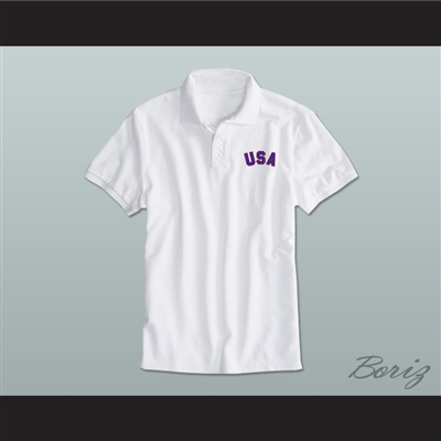 USA Polo Shirt White