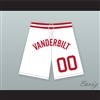 Steve Urkel 00 Vanderbilt Muskrats High School White Basketball Shorts