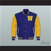 Freddie Steinmark Wheat Ridge High School Royal Blue Wool and Yellow Gold Lab Leather Varsity Letterman Jacket