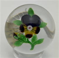 Antique Baccarat Pansy Paperweight