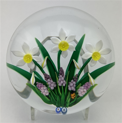 Bob & Bobbi Banford Floral Paperweight