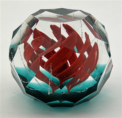 Caithness Scarlet Fascination Series #1 Paperweight