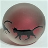 Correia Black Cat Cameo Paperweight