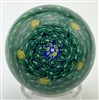 1992 Drew Ebelhare Millefiori Pattern Swirl Paperweight