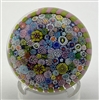 1993 Drew Ebelhare Millefiori Glass Paperweight