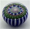 1995 Drew Ebelhare Concentric Millefiori Paperweight