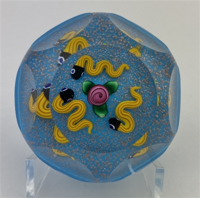 Charles Kaziun Triple Snake Paperweight