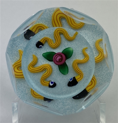 Charles Kaziun Triple Snake Paperweight