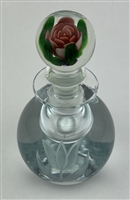Charles Kaziun Perfume Bottle with Rose Stopper