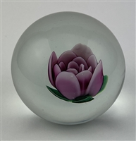 Pete Lewis Crimp Rose Paperweight