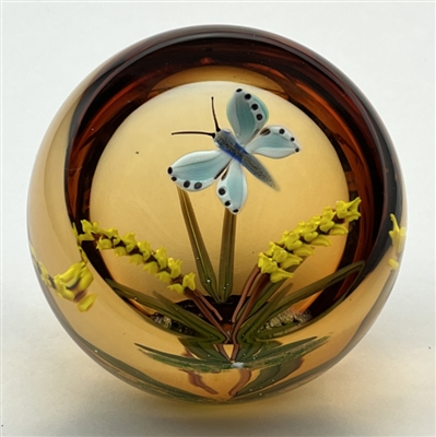 1992 William Manson / Caithness Butterfly Paperweight