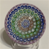Perthshire PP4 Concentric Millefiori Paperweight