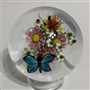 Ken Rosenfeld floral bouquet w/butterfly