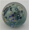 1989 Josh Simpson Inhabited Planet Paperweight