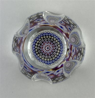 Whitefriars Millefiori High Dome Paperweight