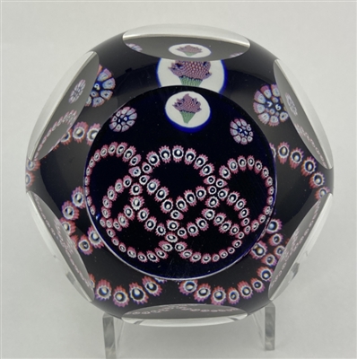 Whitefriars Millefiori Olympic Rings Paperweight
