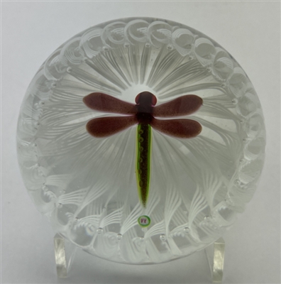 Paul Ysart Dragonfly Paperweight