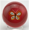 Paul Ysart Millefiori Butterfly Paperweight