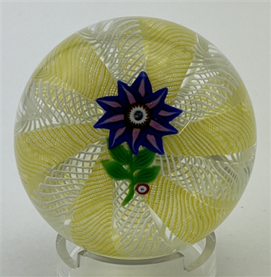 Paul Ysart Double Clematis Paperweight